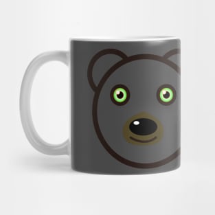 Bear circle face Mug